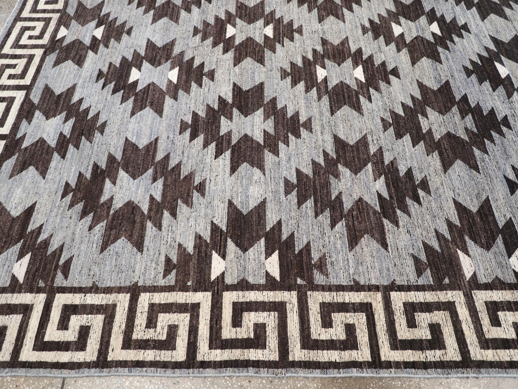 Modern East Turkestan Khotan Room Size Carpet, No.32479 - Gsblank