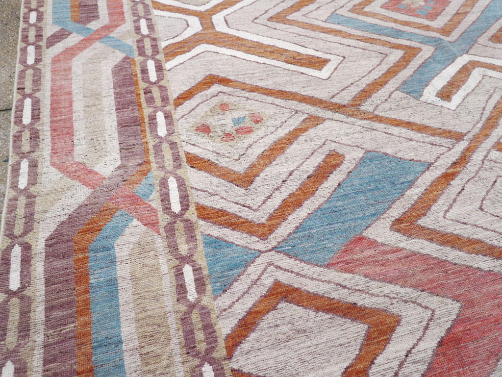 Modern East Turkestan Khotan Room Size Carpet, No.32481 - Gsblank