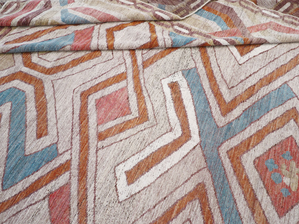 Modern East Turkestan Khotan Room Size Carpet, No.32481 - Gsblank