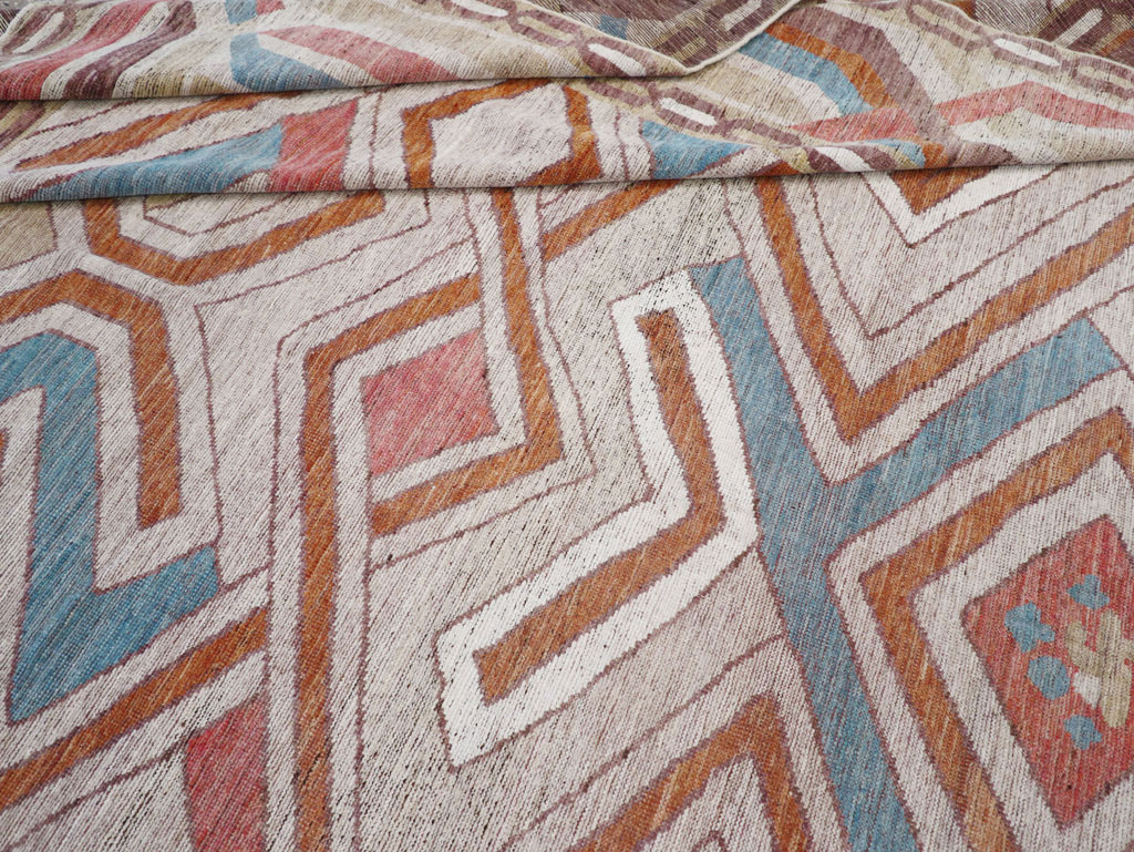 Modern East Turkestan Khotan Room Size Carpet, No.32481 - Gsblank