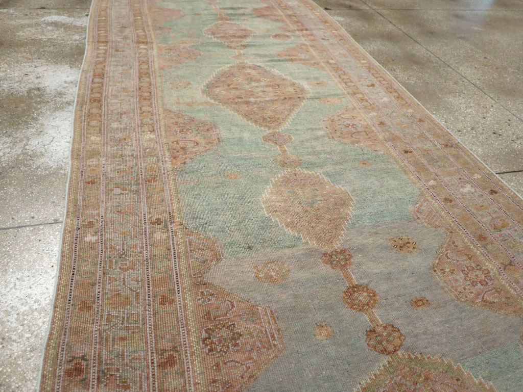 Antique Persian Kurdish Long Runner, No.32500 - Gsblank