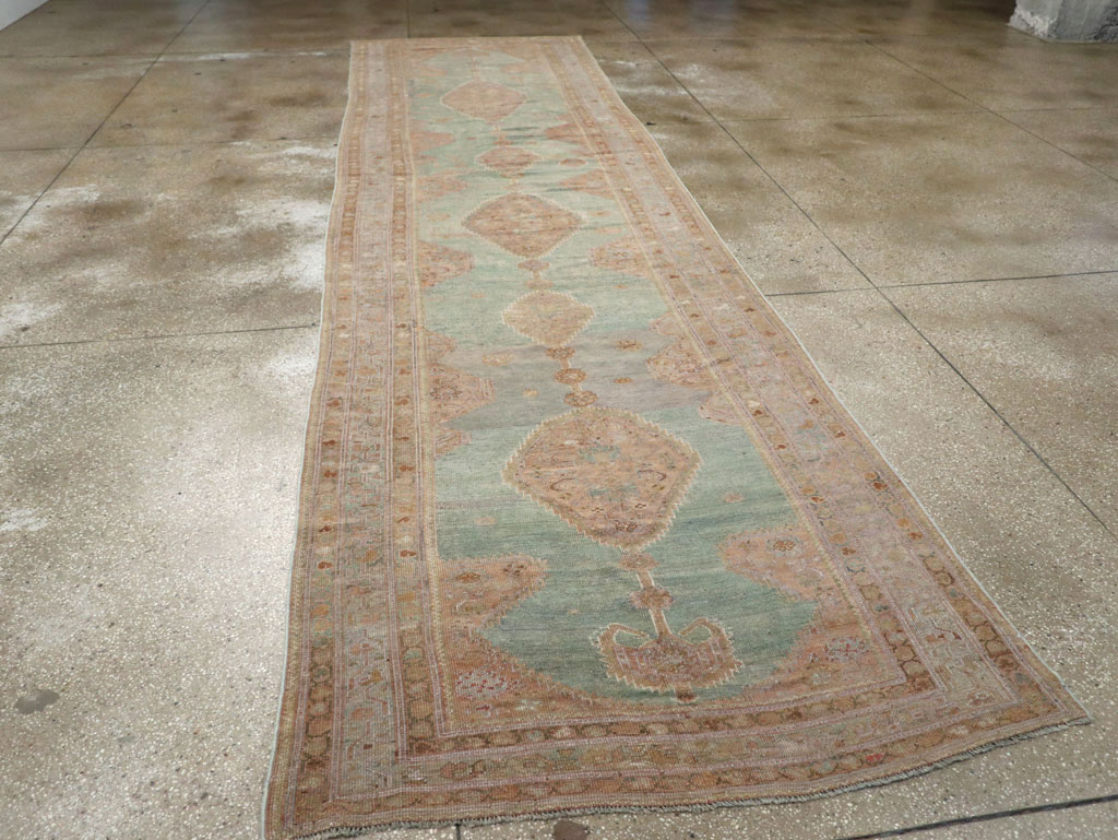 Antique Persian Kurdish Long Runner, No.32500 - Gsblank