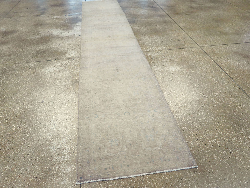 Vintage Persian Tabriz Runner, No.32501 - Gsblank