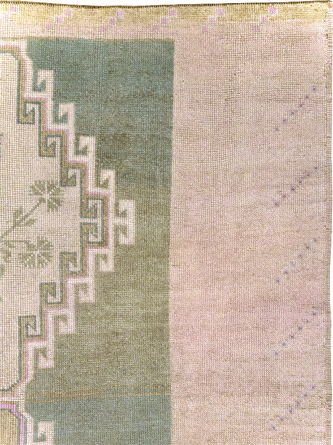 Vintage Turkish Anatolian Wide Gallery Runner, No.32503 - Gsblank