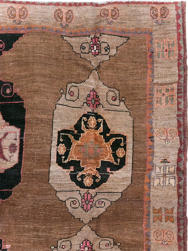 Vintage Turkish Anatolian Room Size Carpet, No.32507 - Gsblank