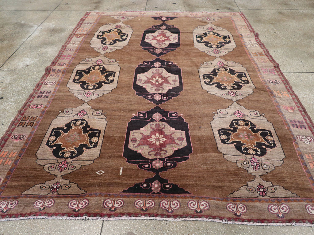 Vintage Turkish Anatolian Room Size Carpet, No.32507 - Gsblank