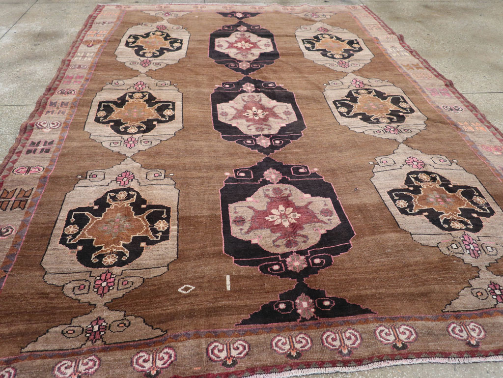 Vintage Turkish Anatolian Room Size Carpet, No.32507 - Gsblank