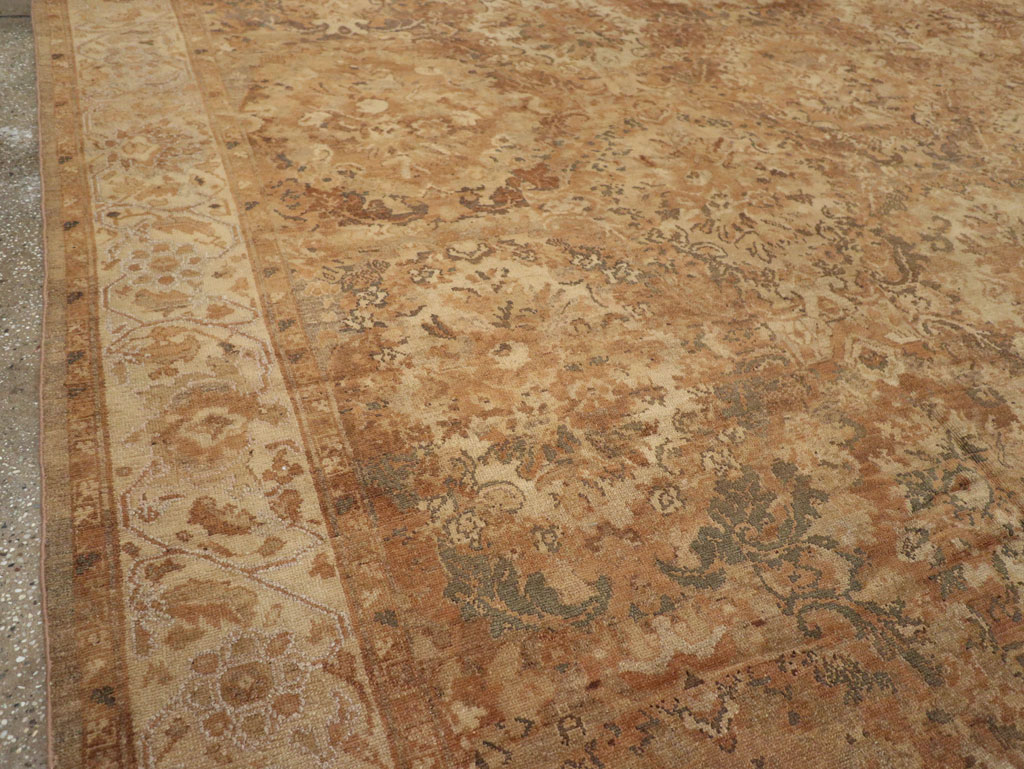 Antique Persian Malayer Large Room Size Carpet, No.32510 - Gsblank