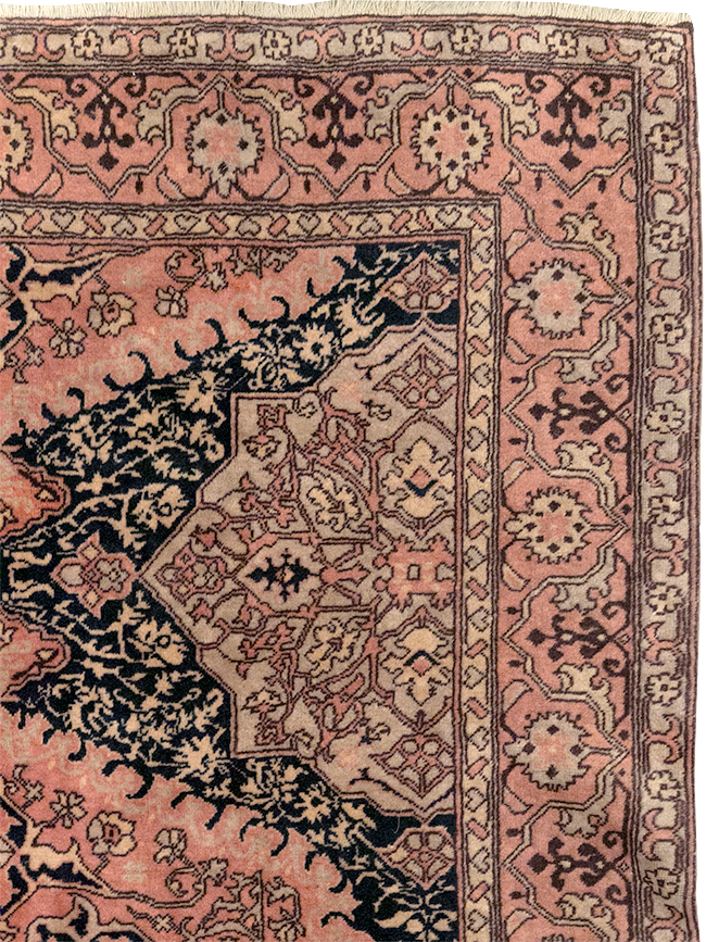 Vintage Turkish Oushak Rug, No.32513 - Gsblank