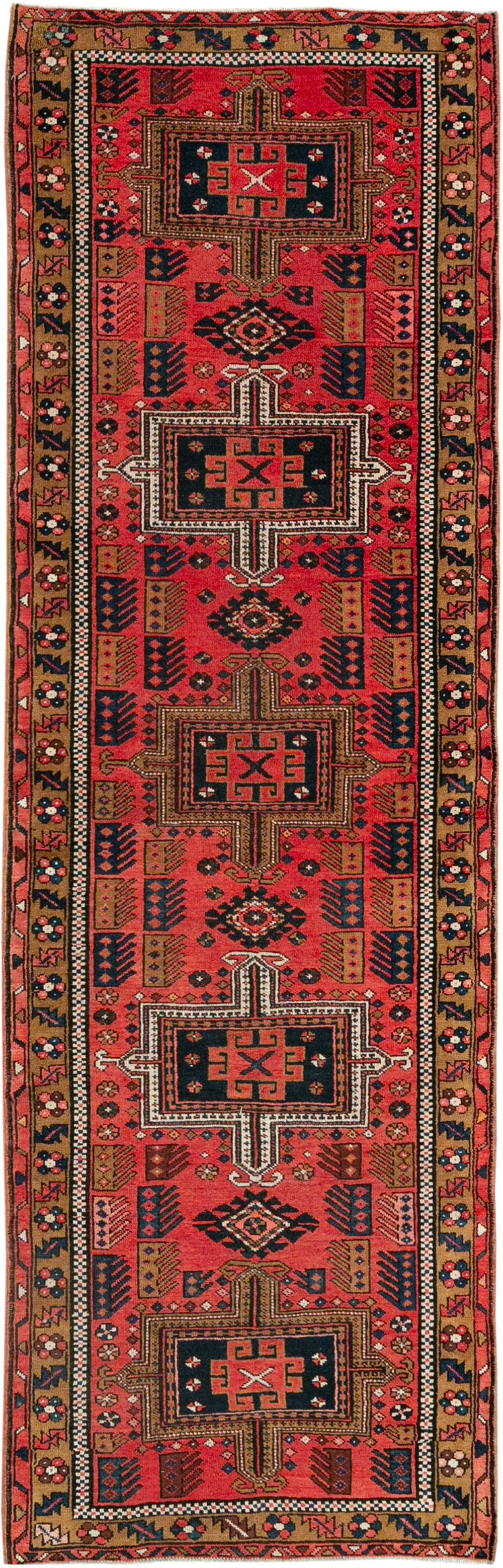 Vintage Persian Karajeh Runner, No.32514 - Gsblank