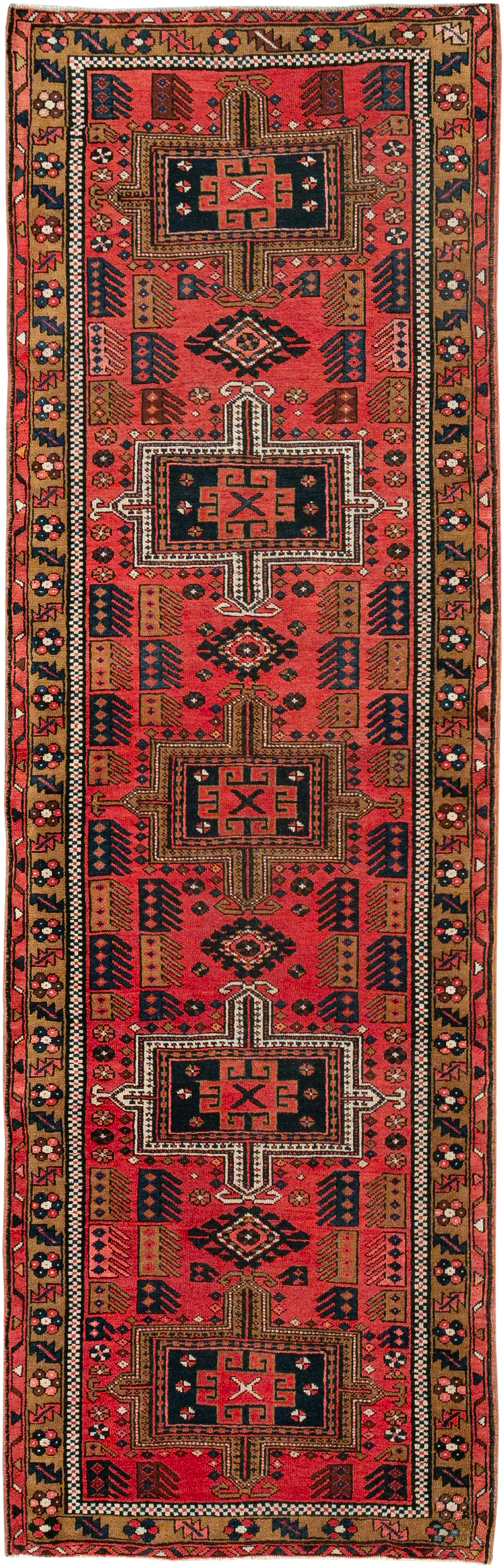 Vintage Persian Karajeh Runner, No.32514 - Gsblank