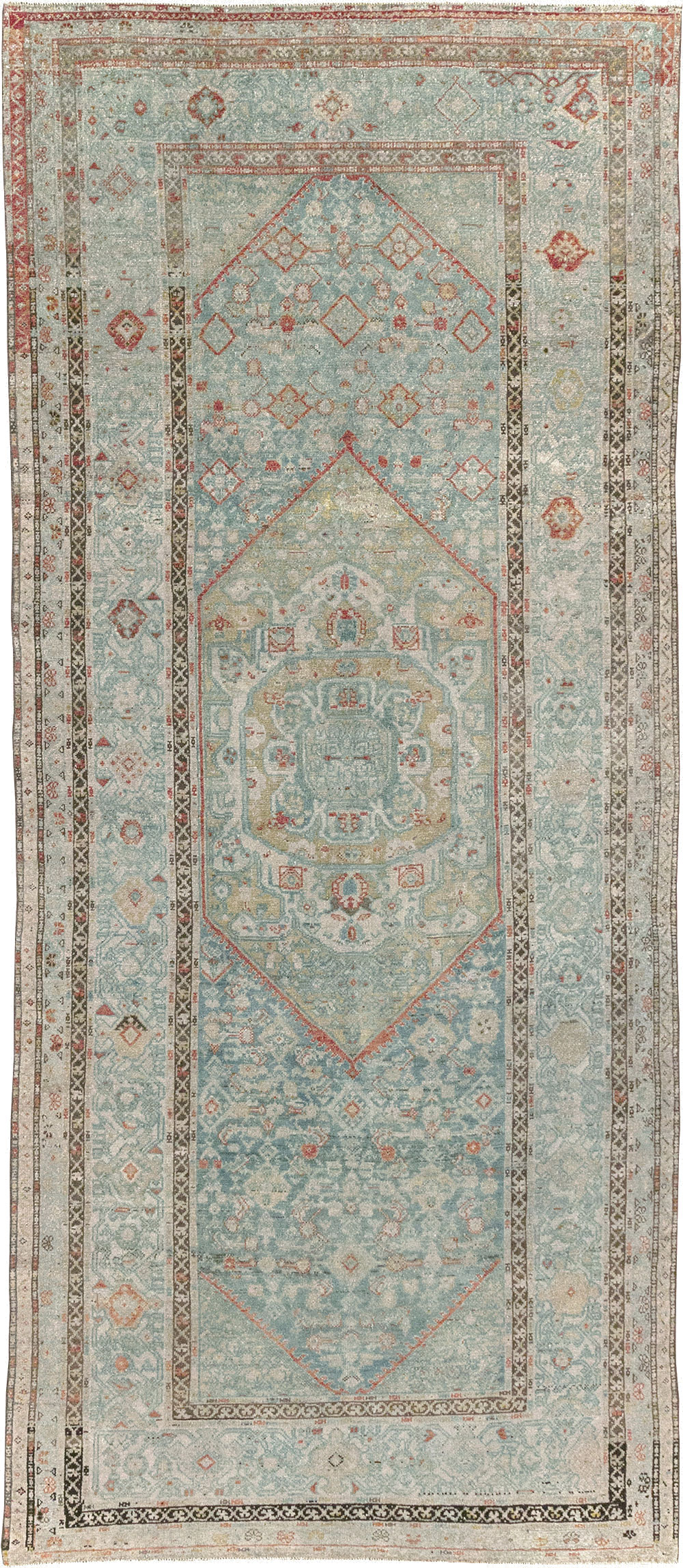 Antique Persian Malayer Gallery Rug, No.32515 - Gsblank