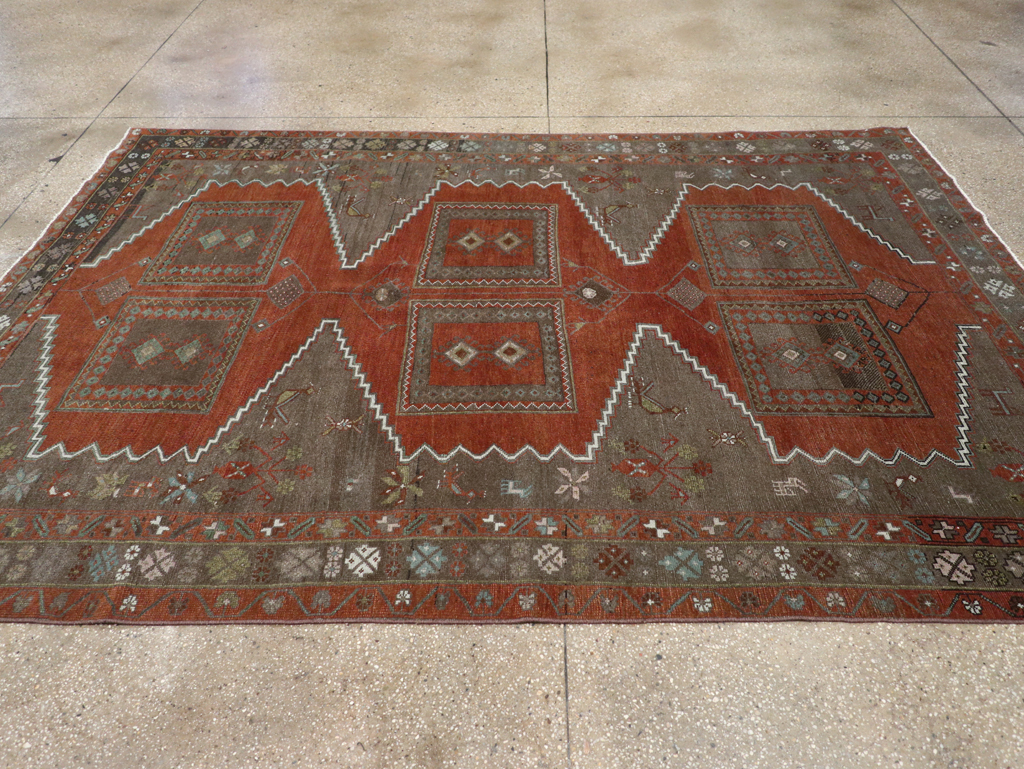 Vintage Anatolian Carpet, No.32516 - Gsblank