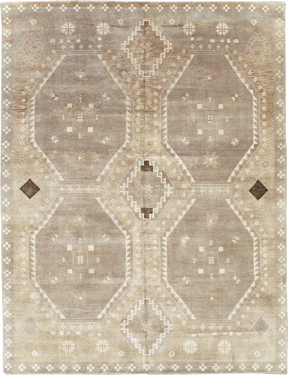 Modern Turkish Anatolian Room Size Carpet, No.32517 - Gsblank