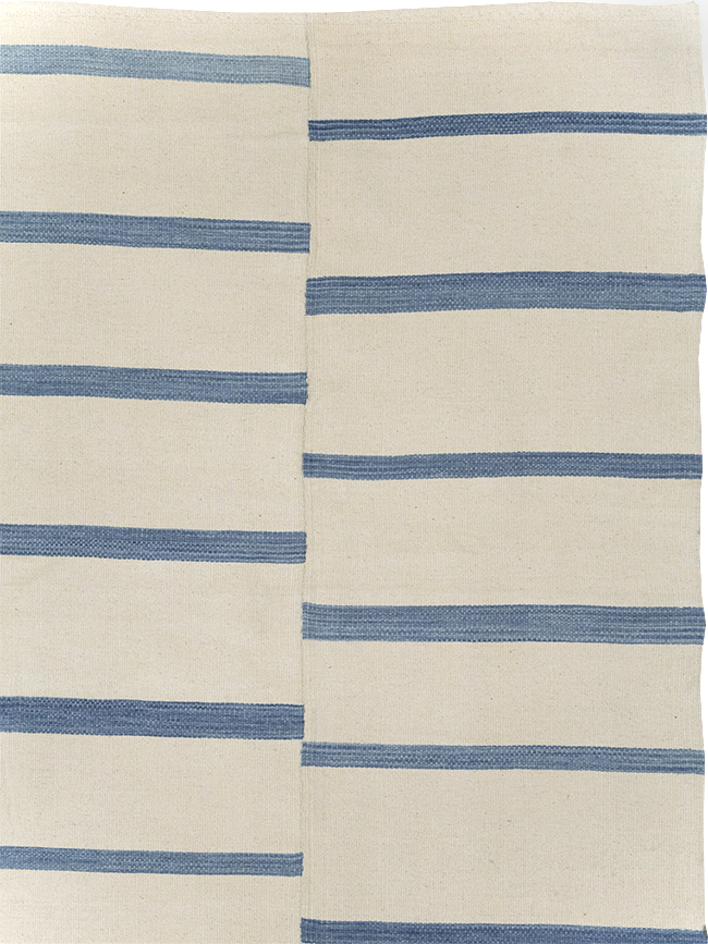 Modern Turkish Flatweave Kilim Room Size Carpet, No.32543 - Gsblank