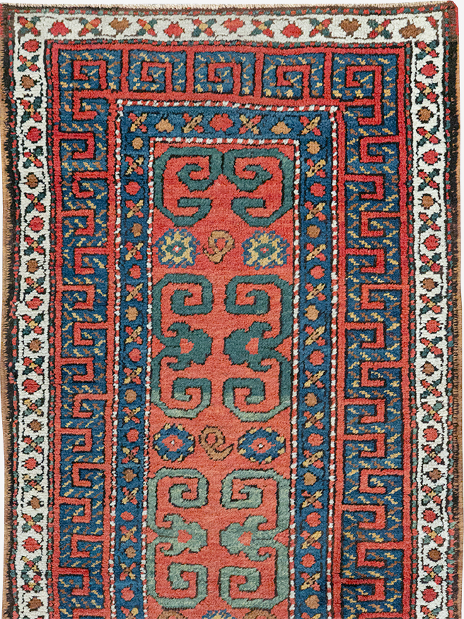 Antique Persian Heriz Runner, No.32545 - Gsblank