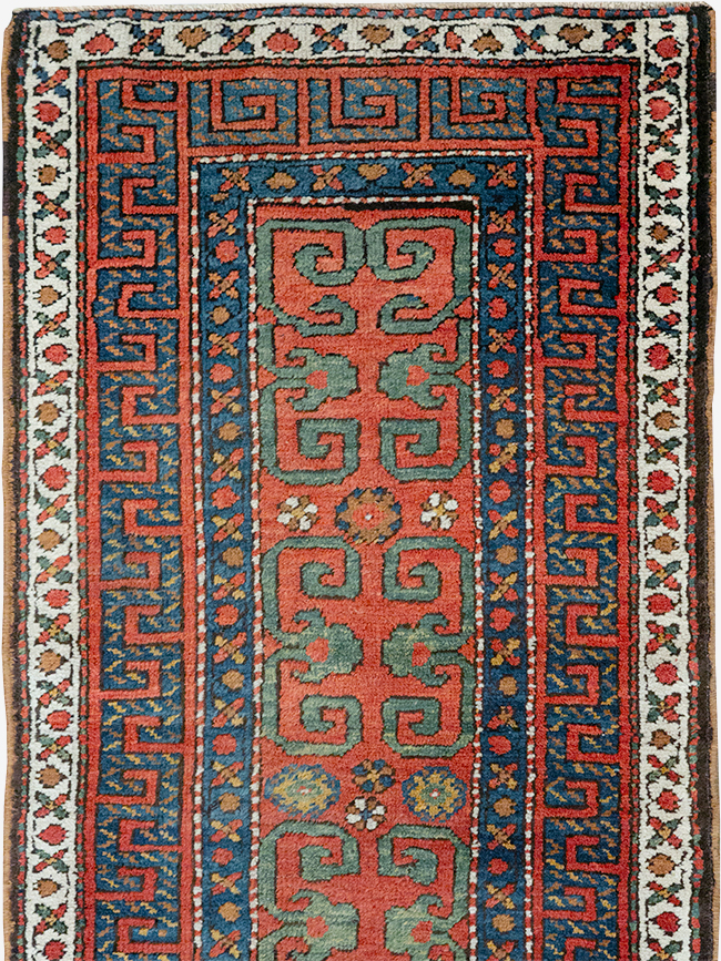 Antique Persian Heriz Runner, No.32545 - Gsblank