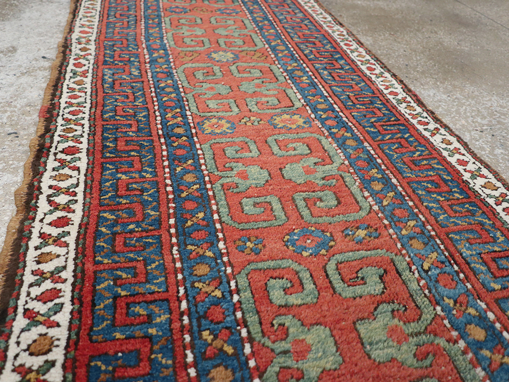 Antique Persian Heriz Runner, No.32545 - Gsblank