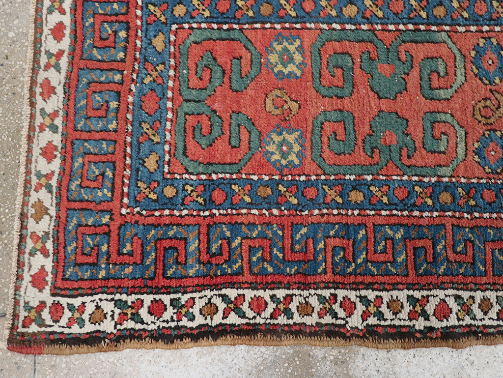 Antique Persian Heriz Runner, No.32545 - Gsblank