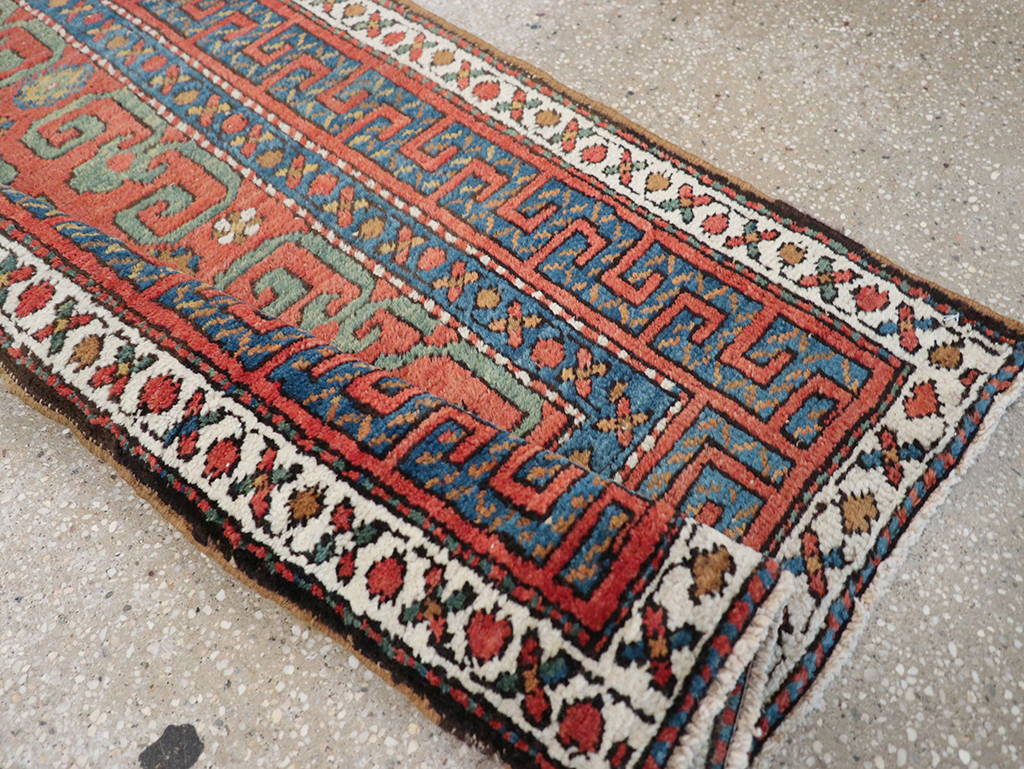 Antique Persian Heriz Runner, No.32545 - Gsblank