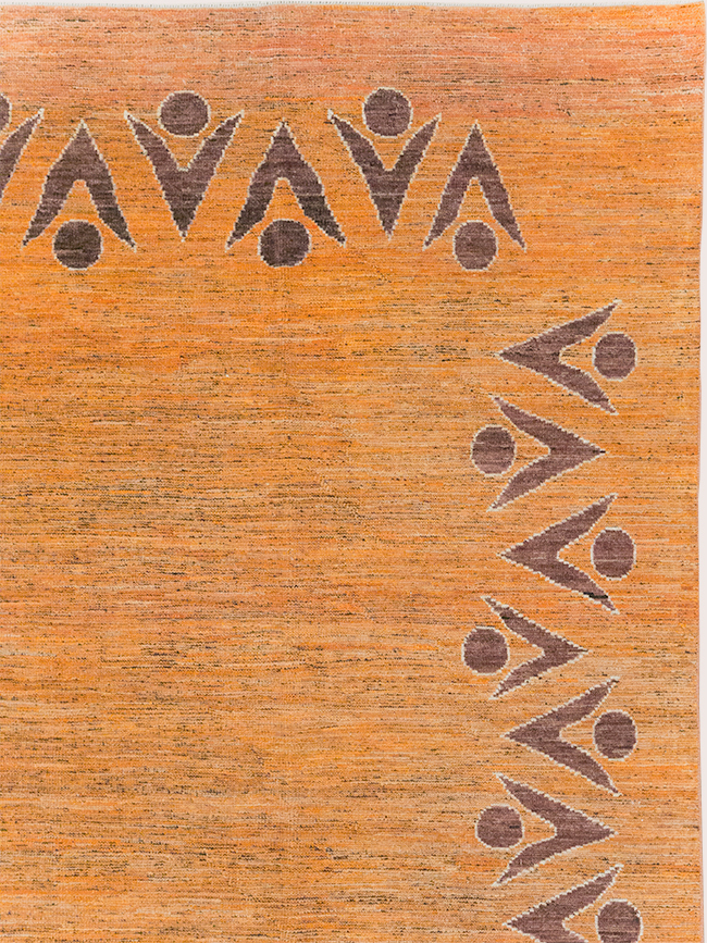 Modern East Turkestan Khotan Room Size Carpet, No.32548 - Gsblank