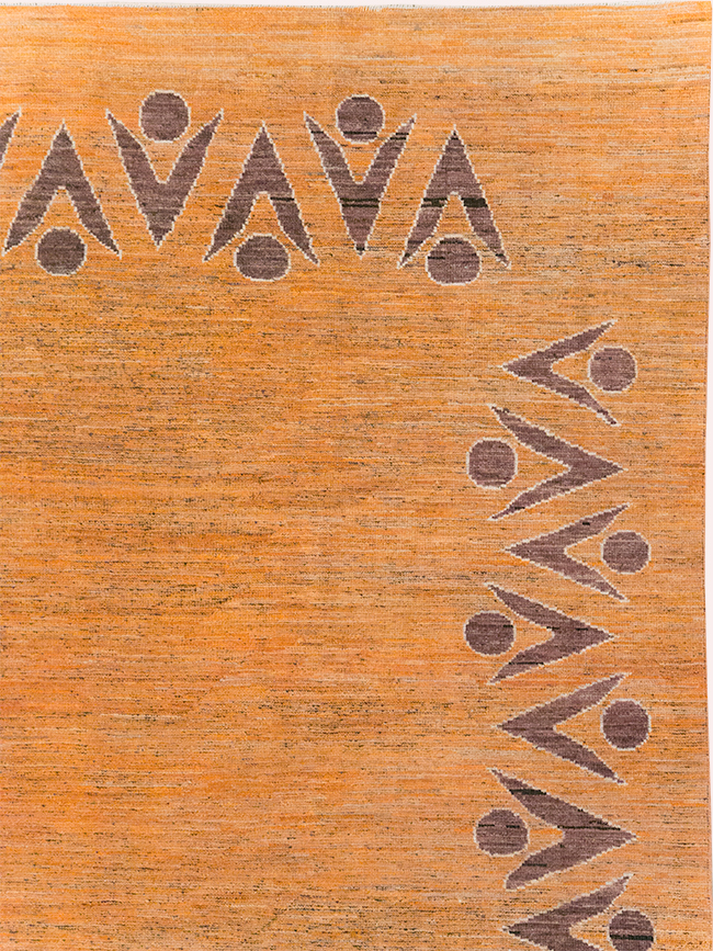 Modern East Turkestan Khotan Room Size Carpet, No.32548 - Gsblank