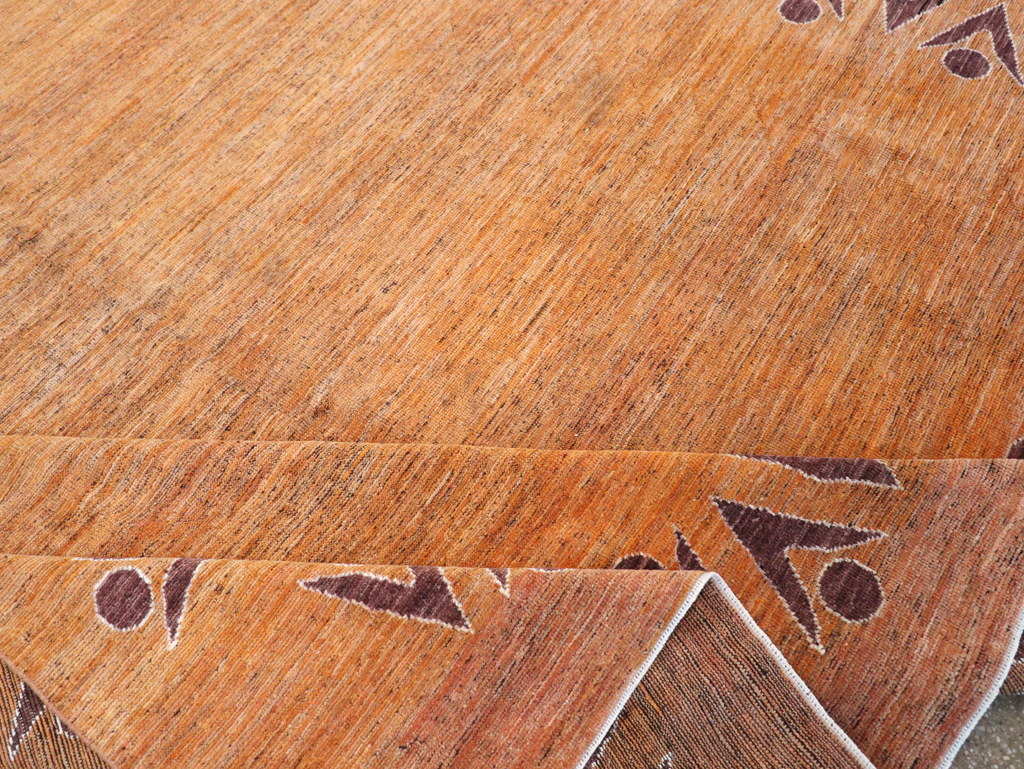 Modern East Turkestan Khotan Room Size Carpet, No.32548 - Gsblank