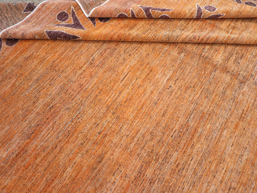 Modern East Turkestan Khotan Room Size Carpet, No.32548 - Gsblank