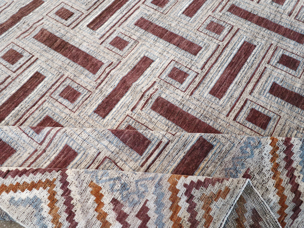 Modern East Turkestan Khotan Room Size Carpet, No.32550 - Gsblank