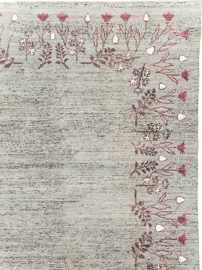 Modern East Turkestan Khotan Room Size Carpet, No.32551 - Gsblank