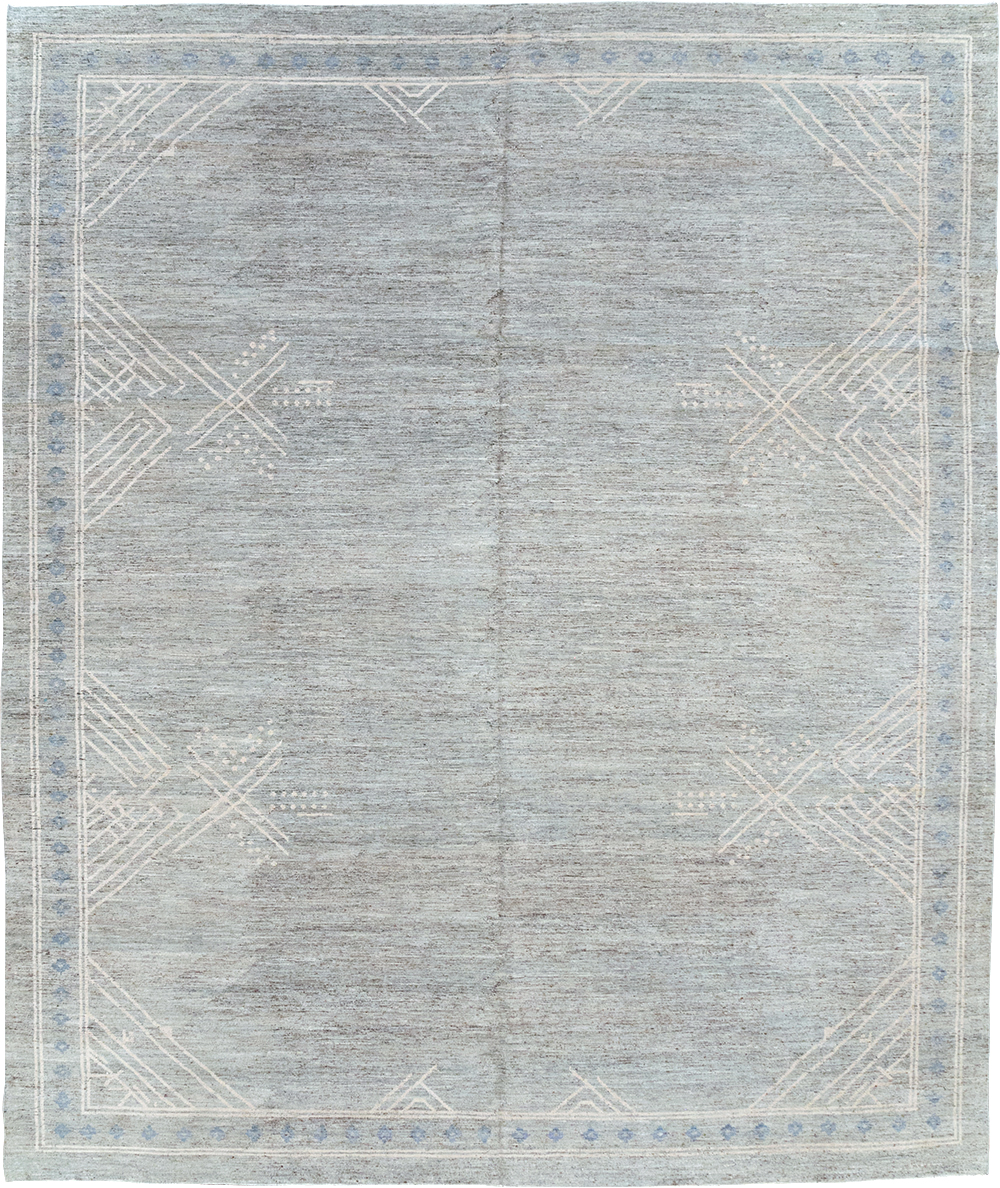 Modern East Turkestan Khotan Room Size Carpet, No.32552 - Gsblank