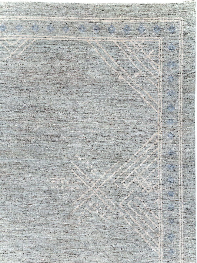 Modern East Turkestan Khotan Room Size Carpet, No.32552 - Gsblank