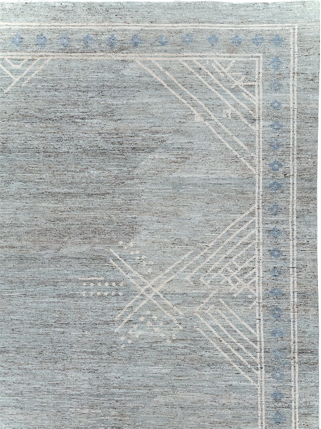 Modern East Turkestan Khotan Room Size Carpet, No.32552 - Gsblank