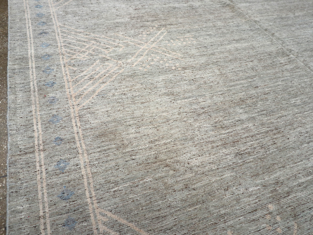 Modern East Turkestan Khotan Room Size Carpet, No.32552 - Gsblank