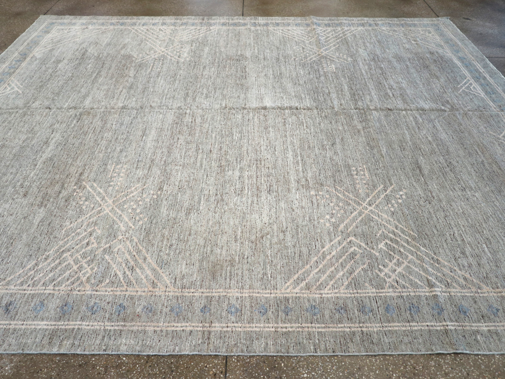 Modern East Turkestan Khotan Room Size Carpet, No.32552 - Gsblank