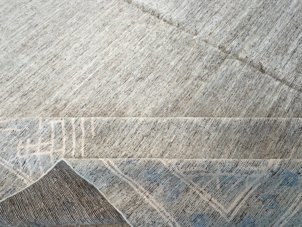 Modern East Turkestan Khotan Room Size Carpet, No.32552 - Gsblank