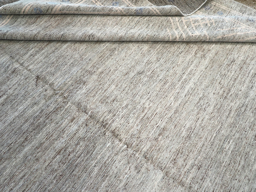 Modern East Turkestan Khotan Room Size Carpet, No.32552 - Gsblank