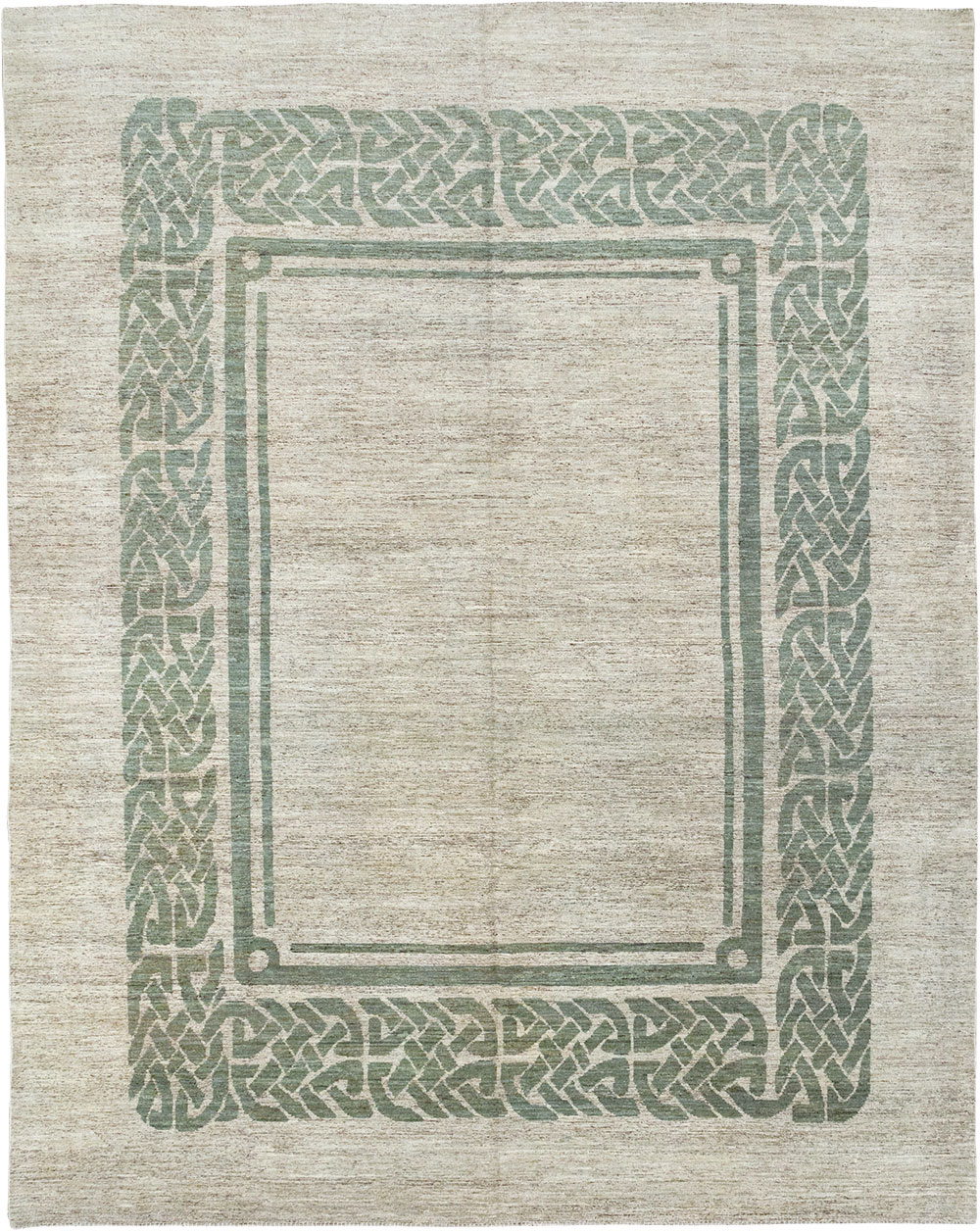 Modern East Turkestan Khotan Room Size Carpet, No.32553 - Gsblank