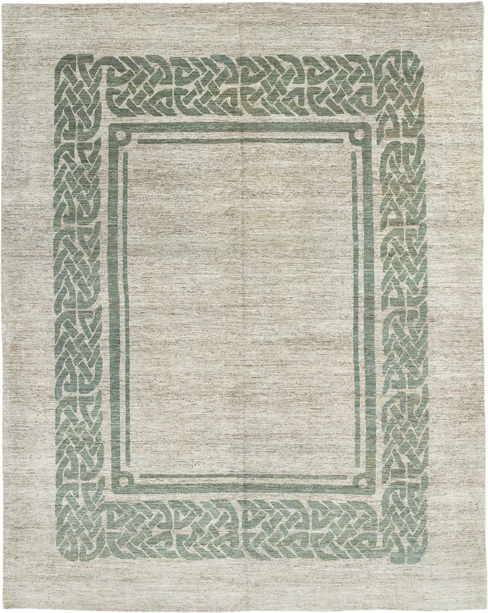 Modern East Turkestan Khotan Room Size Carpet, No.32553 - Gsblank