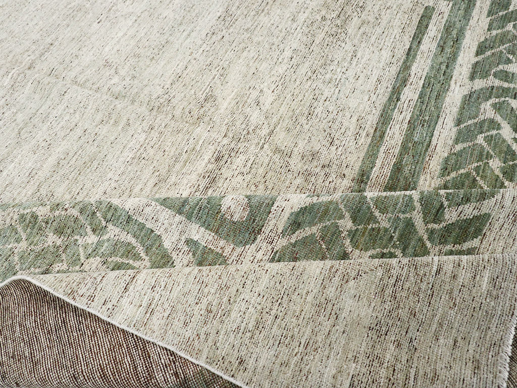 Modern East Turkestan Khotan Room Size Carpet, No.32553 - Gsblank