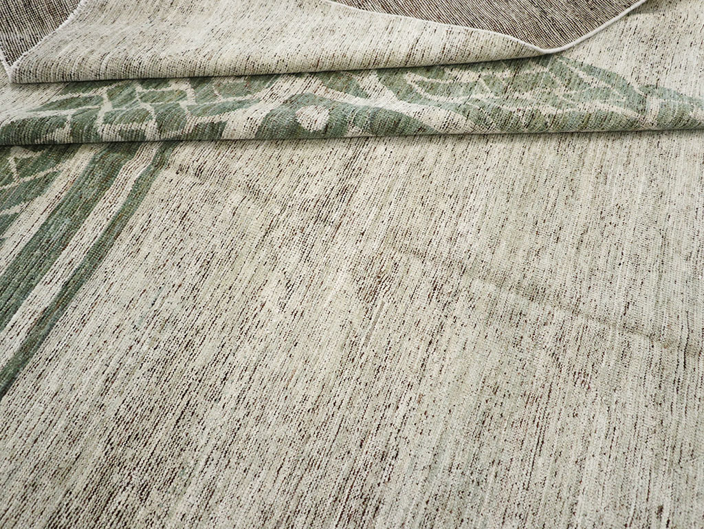 Modern East Turkestan Khotan Room Size Carpet, No.32553 - Gsblank