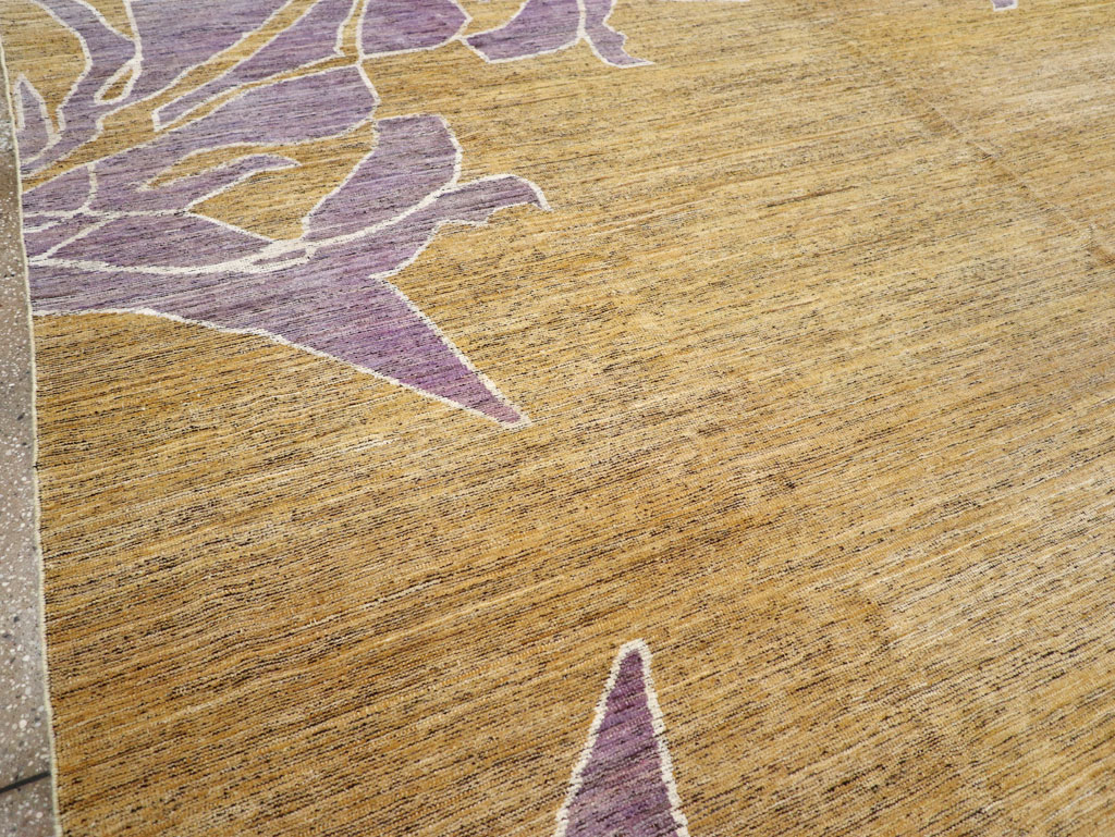 Modern East Turkestan Khotan Square Room Size Carpet, No.32555 - Gsblank