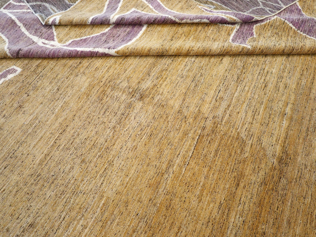 Modern East Turkestan Khotan Square Room Size Carpet, No.32555 - Gsblank