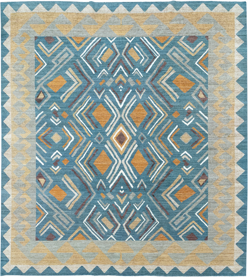 Modern East Turkestan Khotan Large Room Size Carpet, No.32557 - Gsblank