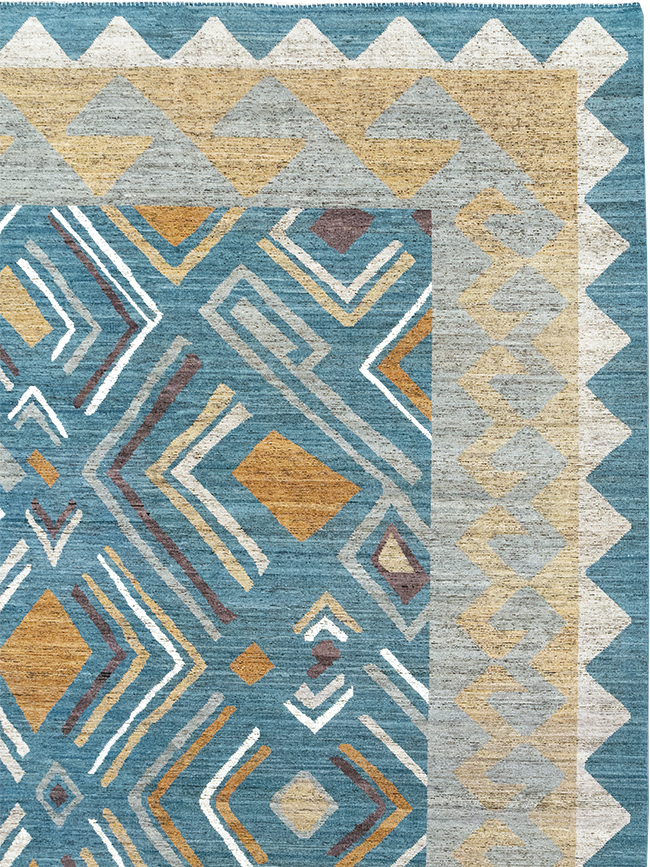 Modern East Turkestan Khotan Large Room Size Carpet, No.32557 - Gsblank