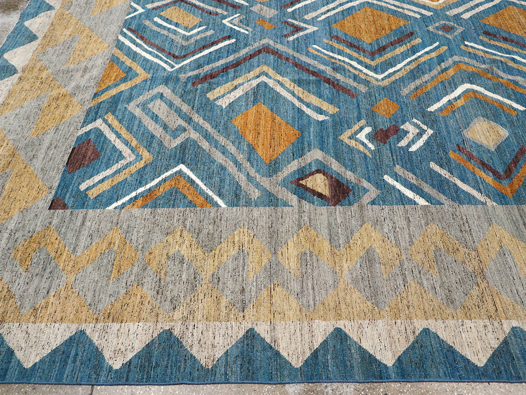 Modern East Turkestan Khotan Large Room Size Carpet, No.32557 - Gsblank