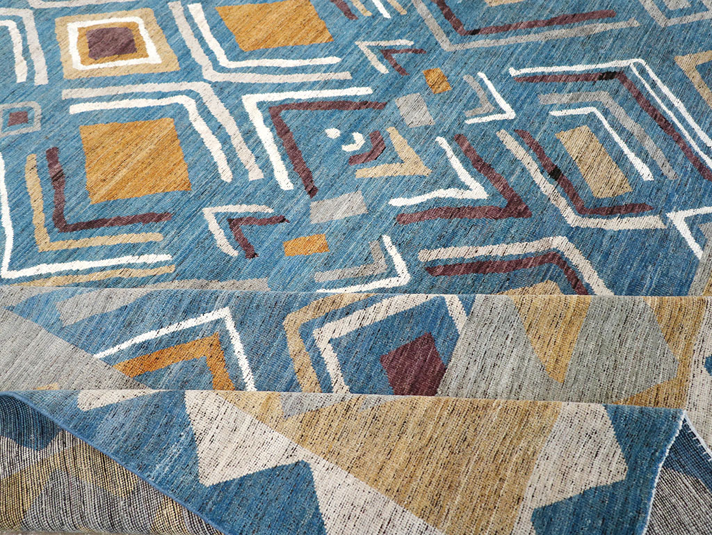 Modern East Turkestan Khotan Large Room Size Carpet, No.32557 - Gsblank