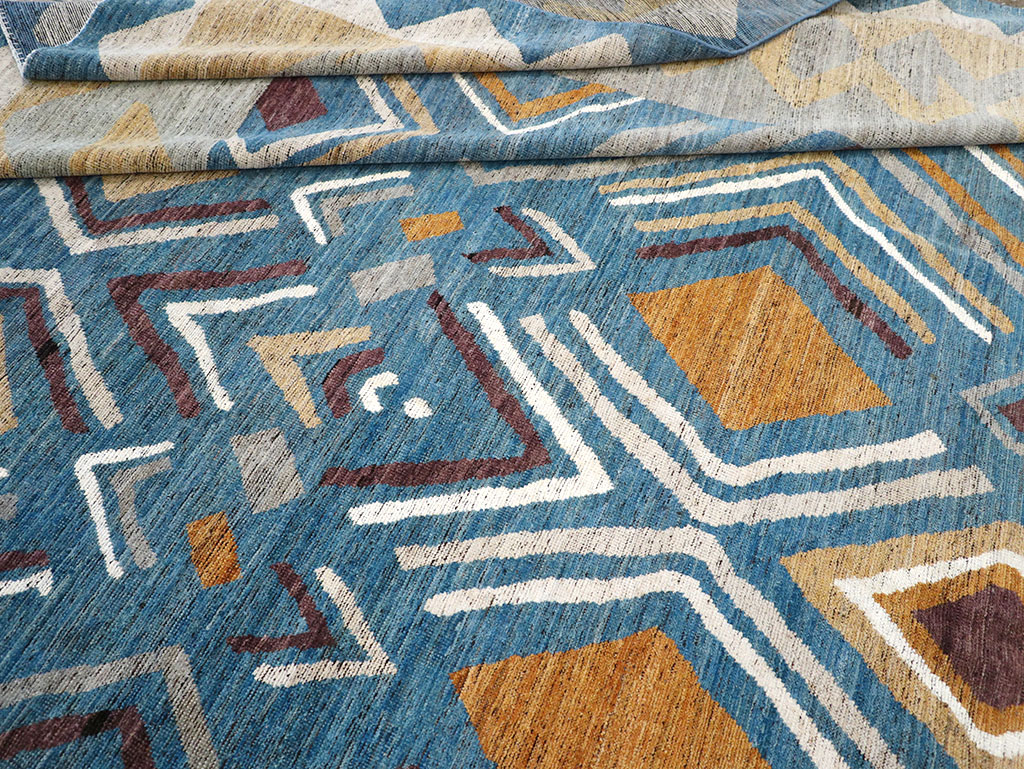 Modern East Turkestan Khotan Large Room Size Carpet, No.32557 - Gsblank