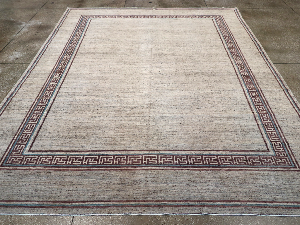 Modern East Turkestan Khotan Room Size Carpet, No.32558 - Gsblank