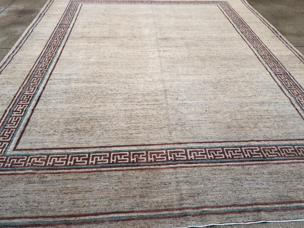 Modern East Turkestan Khotan Room Size Carpet, No.32558 - Gsblank